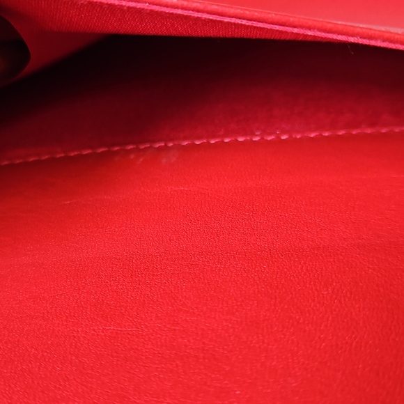 Christian Louboutin Neon Studded Leather Pouch - Picture 10 of 10